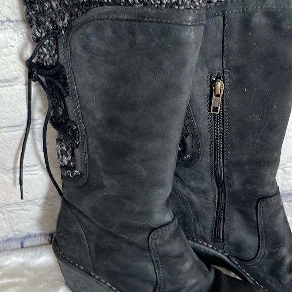 UGG Suede Leather Calf Boots - Picture 5 of 12